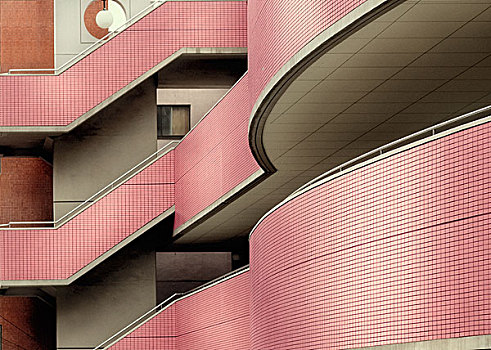 现代建筑,楼梯,日本