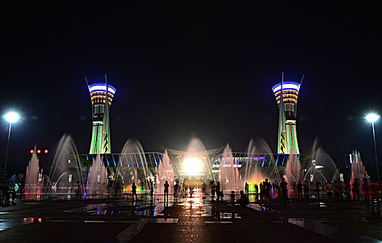 潍坊人民广场夜景