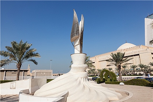 纪念建筑,城市,科威特,中东