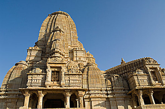 仰视,庙宇,拉贾斯坦邦,印度