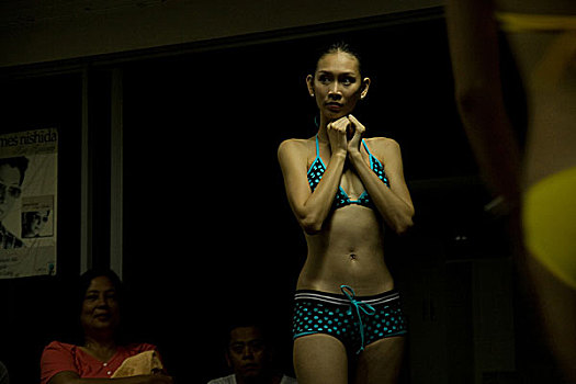 女孩,人,选美皇后,练习,训练,选美,上方,国家,局部,菲律宾人,文化,2008年