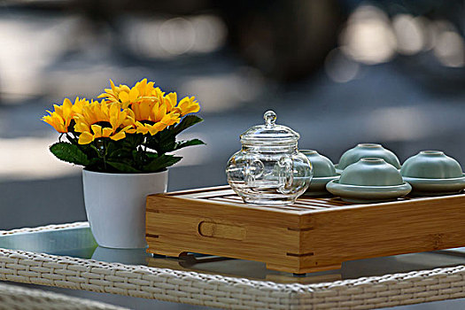 青瓷茶具