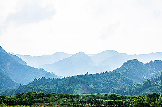 桂林山景秋色