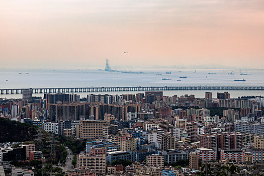 深圳湾的伶仃洋大桥