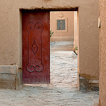 入口,客人,房子,摩洛哥