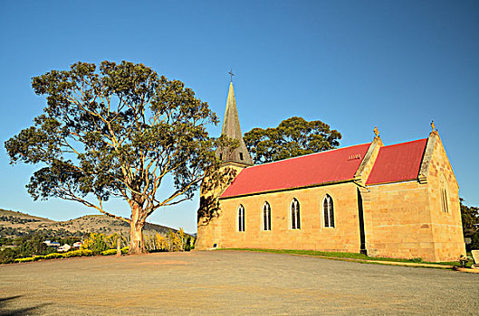 教堂,里士满,塔斯马尼亚,澳大利亚
