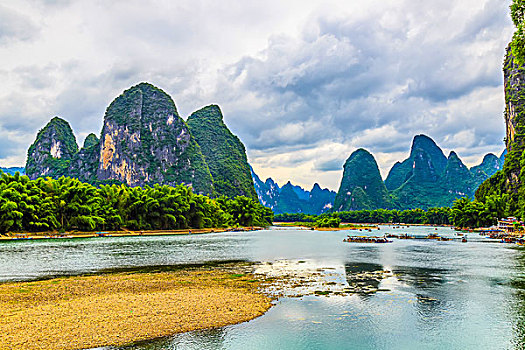 阳朔,兴坪,漓江,自然,风景