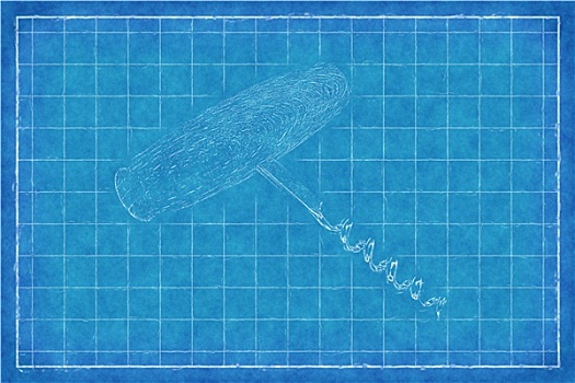 开瓶器,木质,把手,蓝图