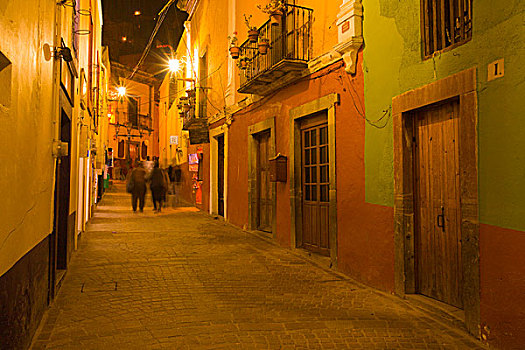 小巷,瓜纳华托,墨西哥,北美
