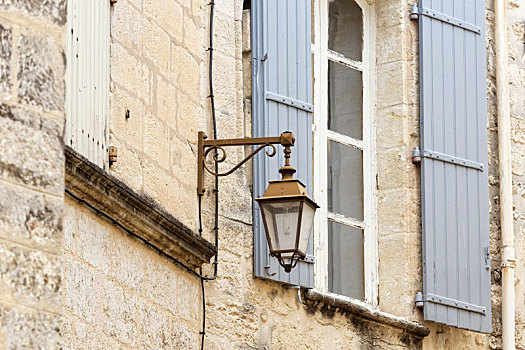 建筑外观,灯笼,小镇,法国南部