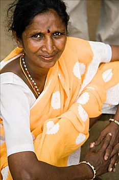 女人,迈索尔,印度