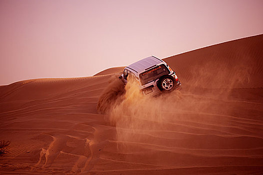 迪拜,沙漠,开车
