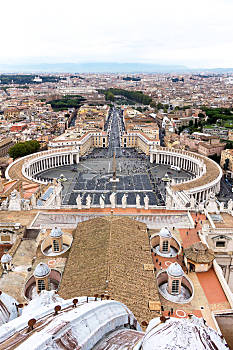 梵蒂冈俯瞰图图片