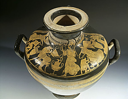 花瓶,希腊,制陶者,工作,希腊艺术,维琴察,意大利