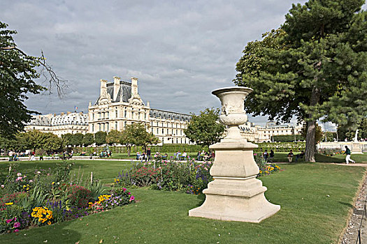 卢浮宫,花瓶,巴黎,法国,欧洲
