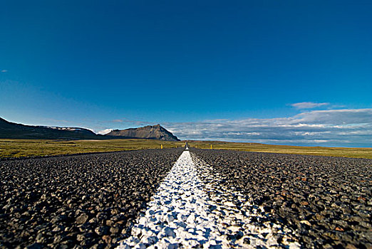 道路,通过,风景,国家公园,冰岛