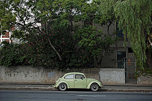 绿色,汽车