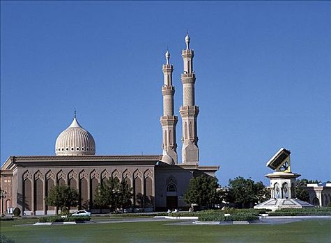 迪拜,小亚细亚,阿联酋,沙迦,清真寺,纪念建筑,中东