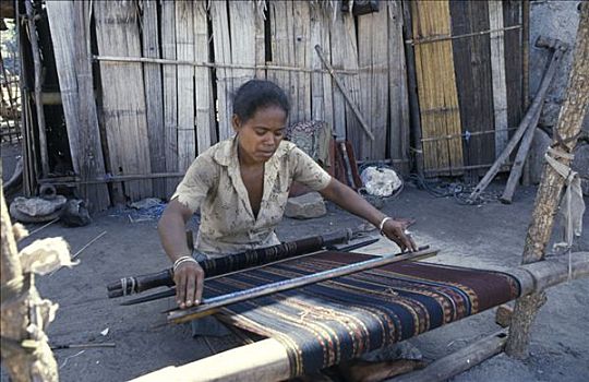 编织,岛屿,印度尼西亚
