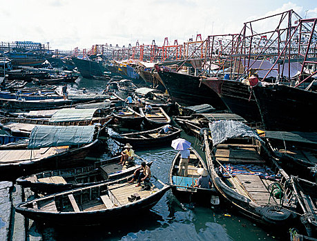 广西北海渔港