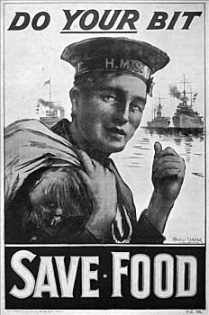 食物,经济,海报,第一次世界大战