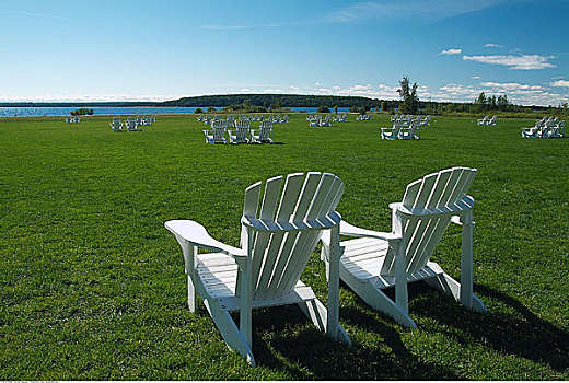 宽木躺椅,麦基诺岛,密歇根,美国
