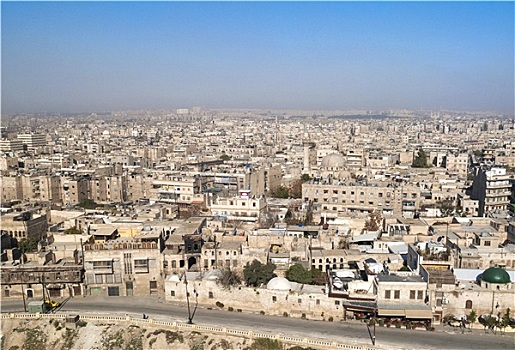 风景,阿勒颇,城市,叙利亚