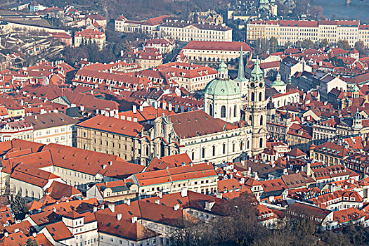 风景,特色,建筑,古老,教堂,布拉格,捷克共和国,欧洲