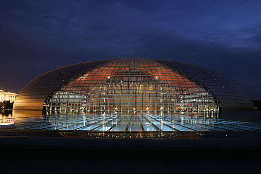 北京国家大剧院夜景