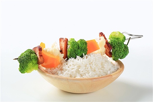 菜串,米饭