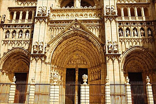 建筑,大教堂,托莱多,西班牙