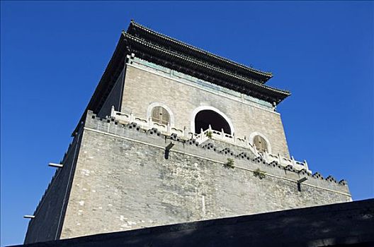 中国,北京,钟楼,标记,中心,蒙古人