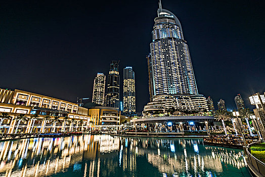 迪拜夜景