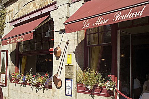 母鸡肉,餐馆,诺曼底,法国