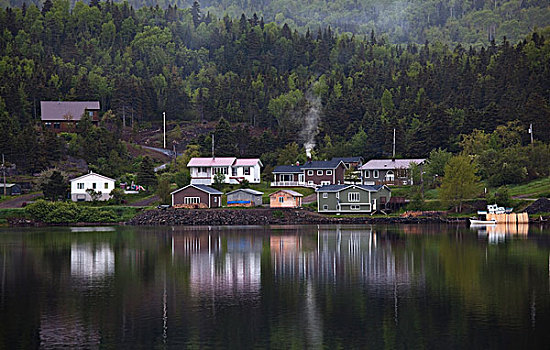 房子,平静,湾