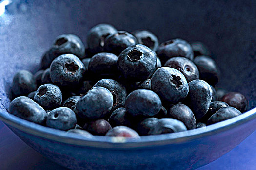 盘子,蓝莓