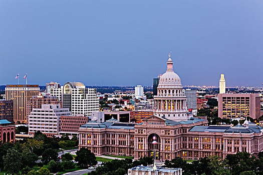 政府建筑,城市,德克萨斯,美国
