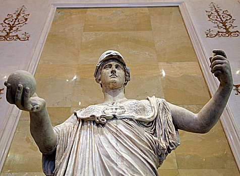 雕塑,雅典娜,女神,智慧,战争,二世纪,艺术家,未知