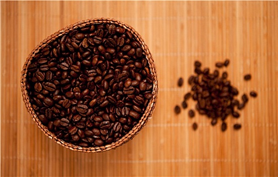 咖啡,种子,篮子