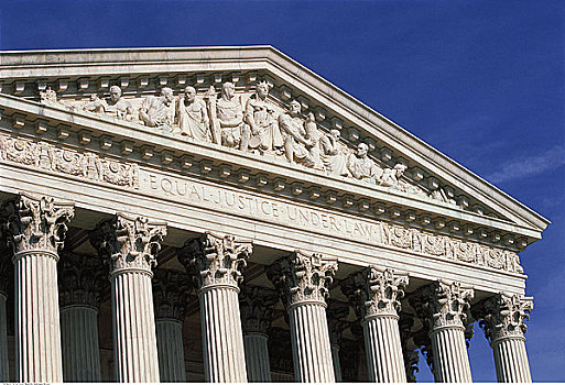 柱子,屋顶,美国最高法院,华盛顿,华盛顿特区,美国