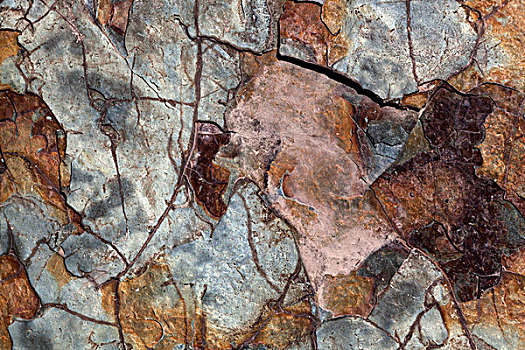 石头,特写,建筑,冰川国家公园,蒙大拿,省,美国,北美