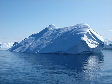 冰山,南,伊路利萨特,格陵兰