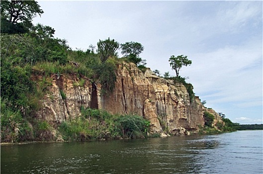 水边,维多利亚,尼罗河,风景,乌干达