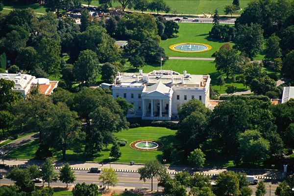 美国白宫精美俯瞰图图片