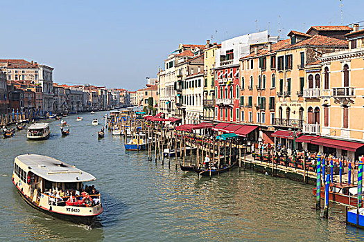 汽艇,水,巴士,大运河,威尼斯,威尼托,意大利