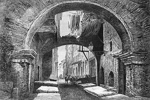罗马,意大利,1875年