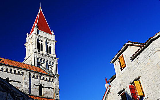 大教堂,圣徒,特洛吉尔,克罗地亚