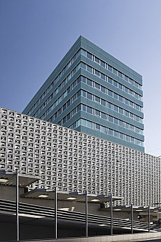 现代建筑,杜塞尔多夫,鲁尔区,北莱茵威斯特伐利亚,德国
