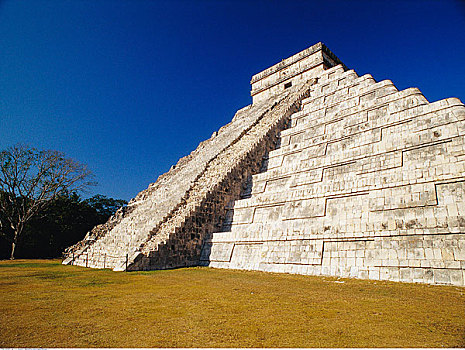 金字塔,库库尔坎,奇琴伊察,尤卡坦半岛,墨西哥
