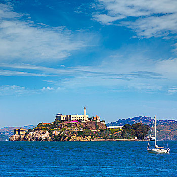 恶魔岛,收容所,旧金山湾,加利福尼亚,码头